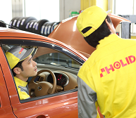 整備完了後の車移動