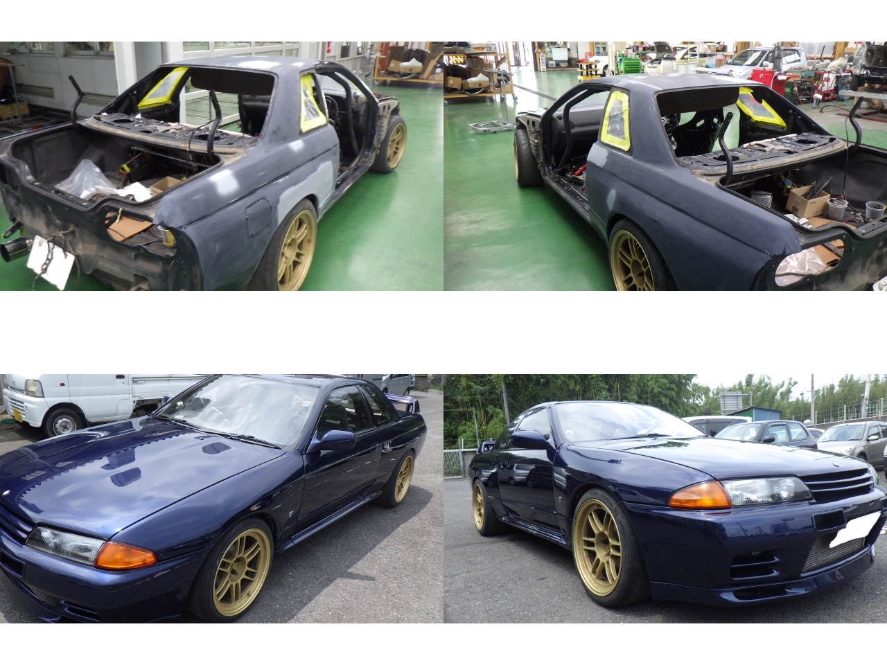 ニッサン　スカイライン　R32　GT-R　塗装